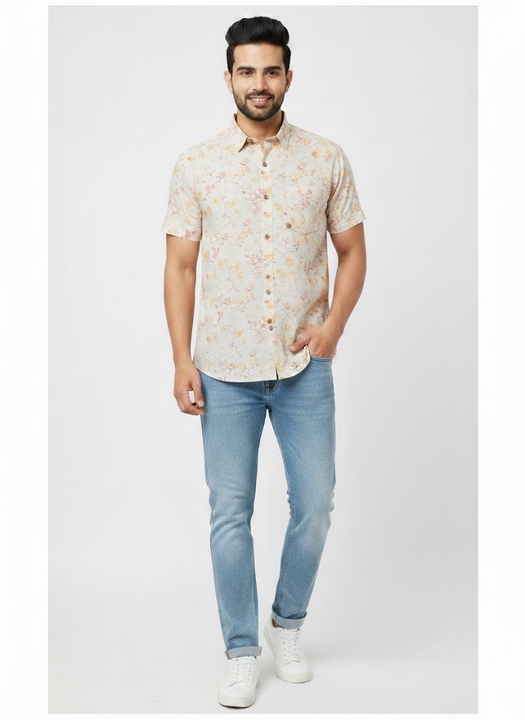 Men’s Regular Collar half sleeve shirt for summer RGCCHS-21